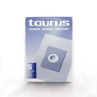 Pack de 5 bolsas para aspiradores Taurus Voyager, Avensis y Discovery 090034000