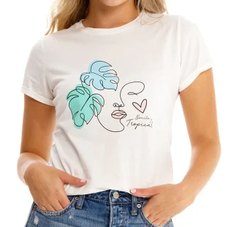 CAMISETA BONITA Y TROPICAL