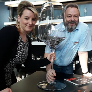 COPA DE CRISTAL STOLZLE LAUSITZ XXL VINO TINTO 21 Lt