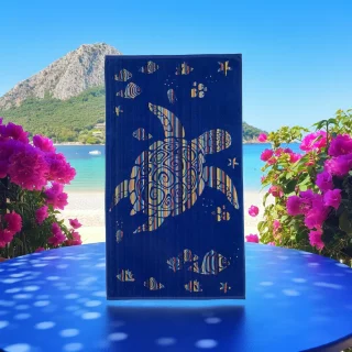 Toalla de Playa Grande Galápagos 90x170 cm – 100% Algodón Rizo Suave, Absorbente y de Secado Rápido – Fabricada en Portugal – Estilo Premium – Ideal para Playa y Piscina