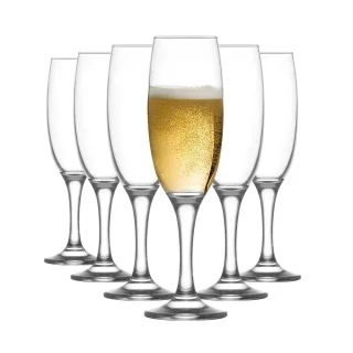 SETx6 COPA EMPIRE CHAMPAGNE 220ml