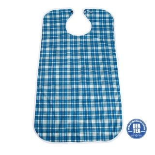 Babero impermeable California Azul / cierre broches