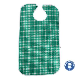 Babero impermeable California Verde / cierre broches