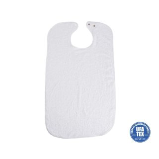 Babero rizo Americano doble Cara cierre broches