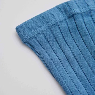 Leotardo canalé azul