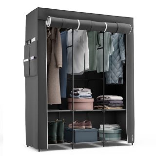 Armario de tela Canvas V130 Negro