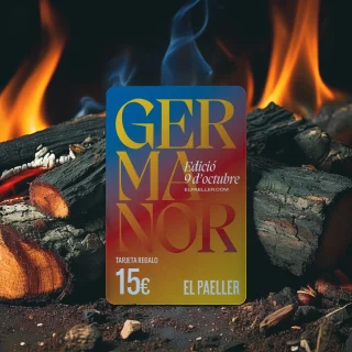 Tarjeta Regalo Germanor 15€ – El Paeller (Edición 9 Octubre)