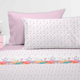 Juego de sábanas modelo JUNIOR 597 unicornio