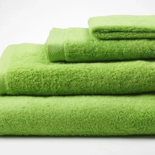 TUTEXTILHOGAR Toallas 100% Algodón Verde Algodón Rizo Americano 500 Gramos – Juego Completo Baño (Tocador, Lavabo, Ducha y Sábana) - Serie Palace