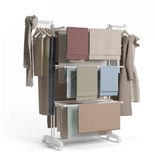 Tendedero de ropa vertical Bastion V40 Blanco