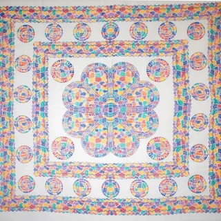 Toalla Playa Grande, Manta Picnic, (210x240cm, Multicolor)