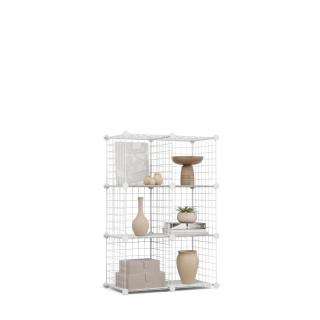 Estantería modular metálica Titán C6 Blanca