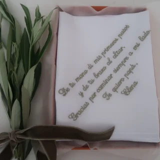Pañuelo con mensaje