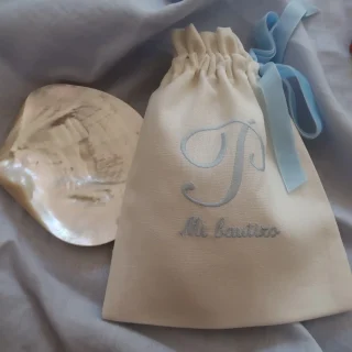 Bolsa para concha de bautizo