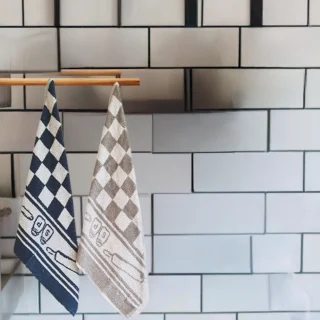 Set de 4 paños cocina estampados – Reutilizables y resistentes al lavado - Paños Sal y Pimienta