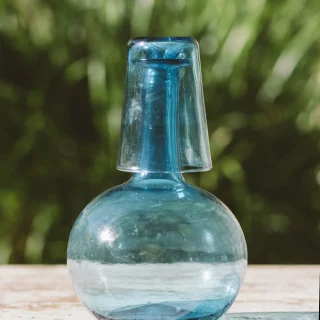 Set de noche Jarra + vaso – Vidrio soplado