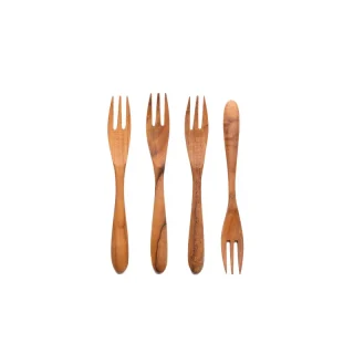 Tenedores de Madera – Set 4 paquetes con 4 tenedores