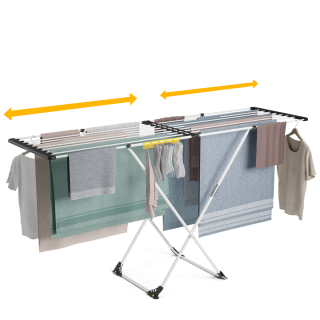 Tendedero extensible de pie Expansion V25 Blanco