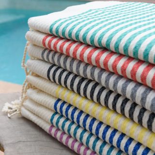 Toalla playa a rayas Atlántico