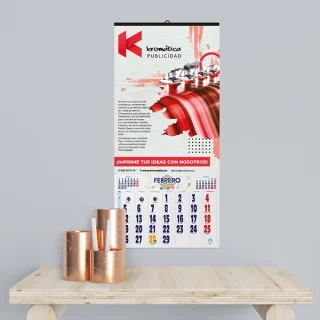 Calendario de pared A4
