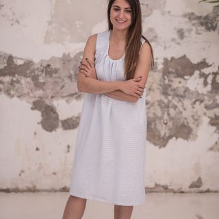 Camisón vichy de mujer – Modelo Girasol