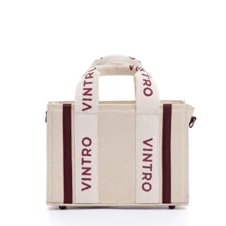 CARTERA PARA MUJER ESPAÑA VINO Y BEIGE PRESTON MARFIL