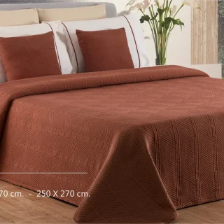 Colchas de Cama Elegantes | Diseño Suave y Acolchado para Dormitorio – 100% Algodón | Disponible en Todas las Medidas  | Colcha Snipe