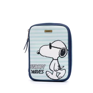 COSMETIQUERA ESTONIA AZUL EN CUERO VEGANO