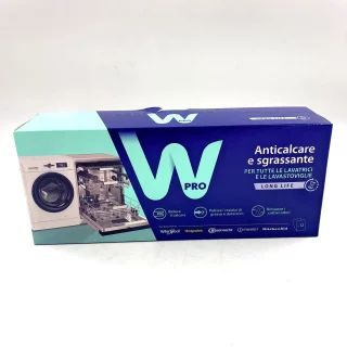 Descalcificador y limpiador lavavajillas y lavadora Whirlpool Wpro 12 unidades