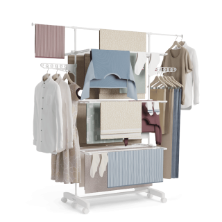 Tendedero de ropa vertical Fold Care V60 XXL Blanco