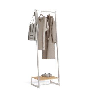 Perchero Burro Hangy One 20 Blanco