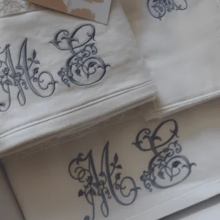 Toallas con jareta de lino