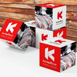 Cubo publicitario 47cmx47cmx47cm