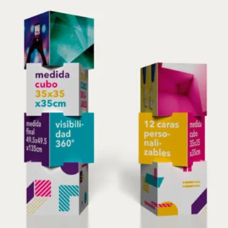 Tótem cubos encajables