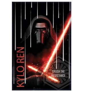 Plaid Star Wars Fleece Blanket Kylo Ren