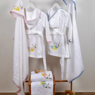 Albornoz Serie Ciempiés Bebé