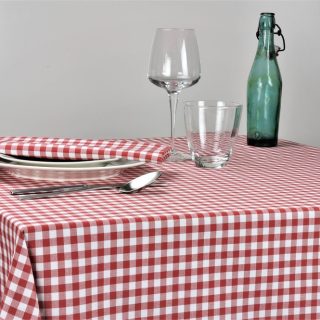 12 Servilletas de Tela Cuadros