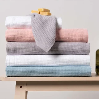 Set de toallas de Nido de Abeja con reverso de Rizo- 420 Grms. - Toalla Zenda