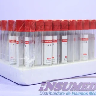 TUBO TAPA ROJA PLASTICA 10ML CON ADITIVO – MEDIC LIFE /100 UNIDS