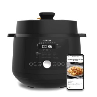Robot de Cocina con presión 6L. Smart Chef V600 Digital Negro