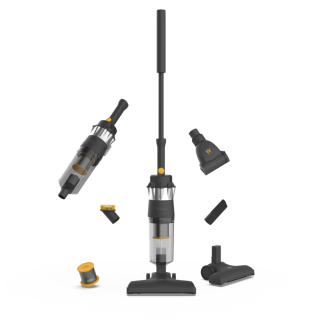 Aspirador vertical 2 en 1 Petfriend V900 Negro