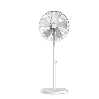 Ventilador de pie W1250 metal Blanco