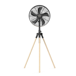 Ventilador de trípode W3050 Wood Negro